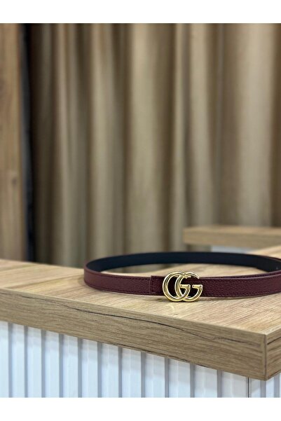 ERDESIGNN CUREA DE DAMĂ ROȘU CLARTE CU DETALII AURII, CUREA PENTRU ROCHIE ROȘ...