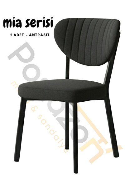 Parlazonhome Parlazon Mia Serisi Babyface Kumaş Mutfak Sandalyesi ve Yemek Ma...