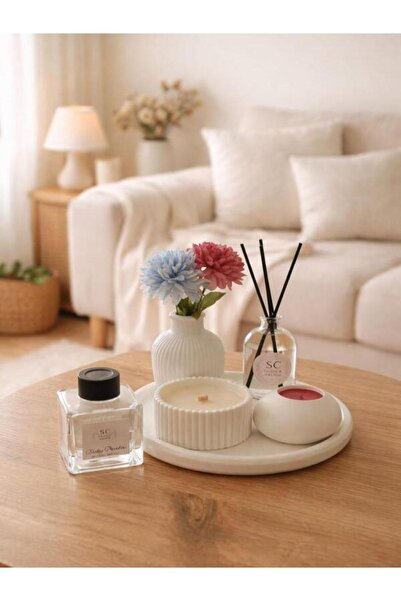 5'li Set (çiçekler dahil değil)- 100ml Baby Powder Çubuklu Oda Kokusu