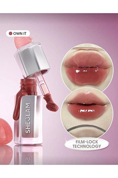 SHEGLAM Glass Lock Air Gloss - Kristal Parlaklığında Nemlendirici Dudak Parla...