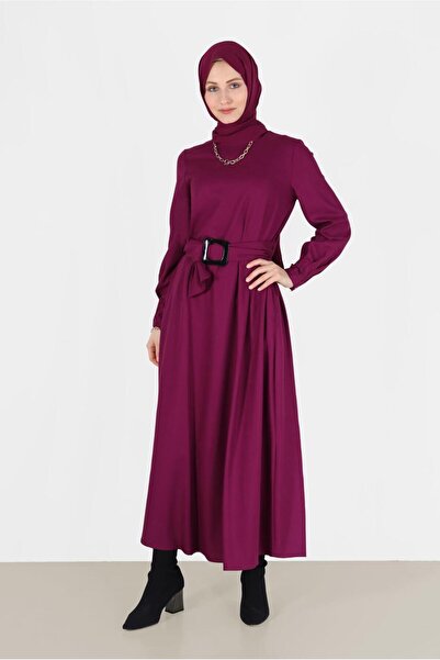 Alvina 40215 Model Rochie cu centura si fermoar