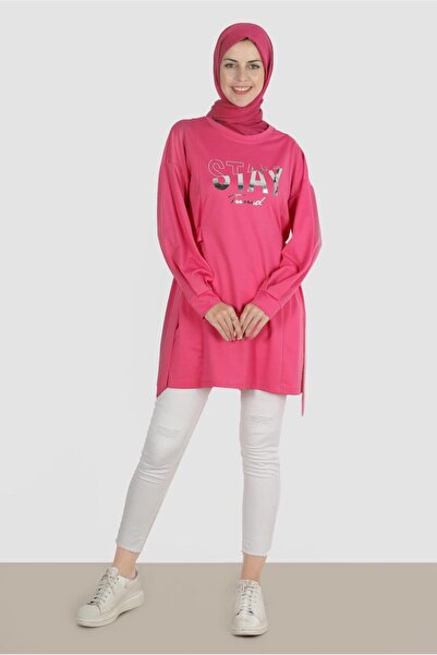 Alvina 42856 Model štampane detaljne trenerke tunike