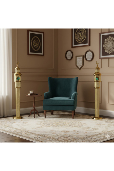 MHRCMDNTM Kişiselleştirilebilir Selçuklu Şamdan Takım