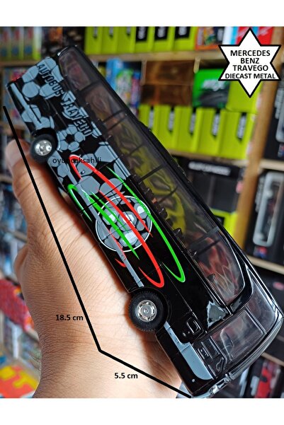 OYUNCAKSAHİLİ Mercedes Benz Travego Otobüs Diecast Metal Orjinal Takım Otobüs...