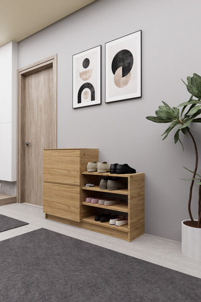 Mirobi Rukka Düşer Kapak Ayakkabı Dolabı Rivoli