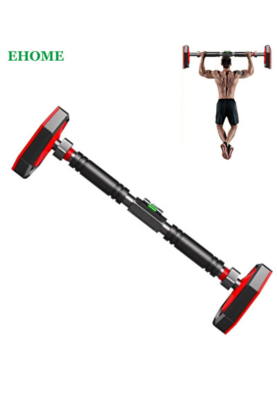 EHOME قضيب سحب، آلية قفل قابلة للتعديل العرض قضيب سحب بدون مسامير، قضيب دفع ل...