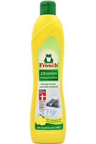 Frosch Krem Limon Özlü Temizleyici Mutfak ve Banyo İçin 500 ml, Vegan