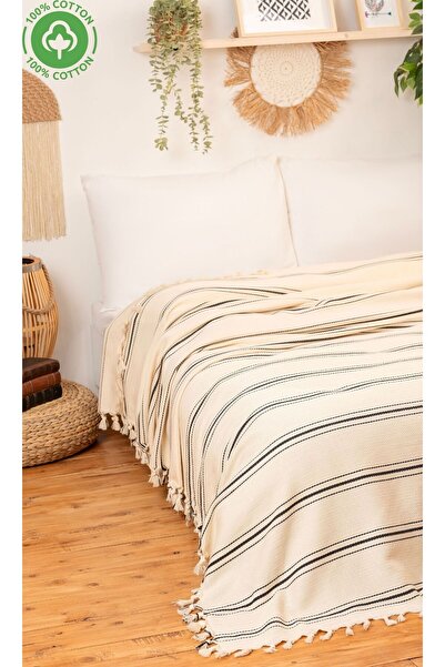 DNR Bumbac Natural Moale Dublu Pique, Husa Scaun, Husa Multifunctionala 200x2...