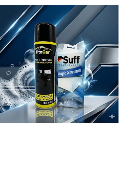 titocar Çok Amaçlı Köpük Temizleyici Köpük & Sihirli Sünger