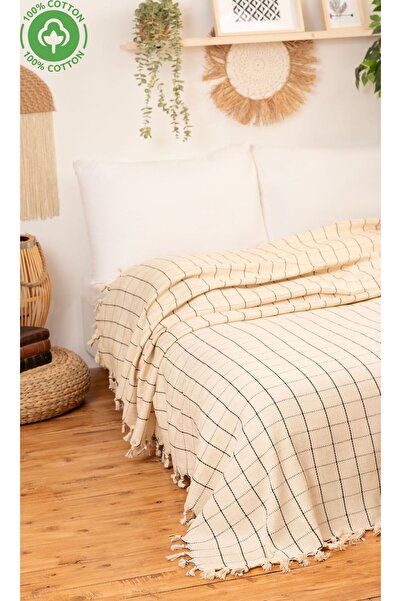 DNR Bumbac Natural Moale Dublu Pique, Husa Scaun, Husa Multifunctionala 200x3...