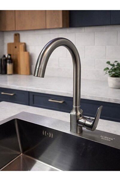 FLEKO Anthracite Kitchen Sink Faucet
