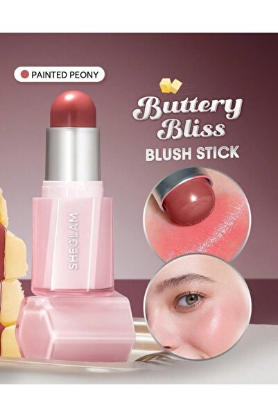SHEGLAM Buttery Bliss Blush Stick - Kremsi Stick Allık-Painted Peony (Şakayık...