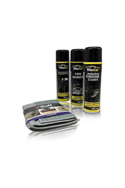 titocar Hızlı Araç Temizlik ve Parlatma Seti