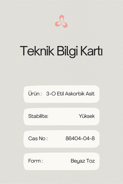 Nadir Kimya 3-O Etil Askorbik Asit 10gr - (Ethyl Ascorbic Acid) - Kozmetik Hammadde