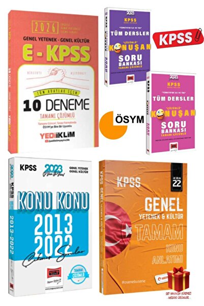 Yediiklim Yayınları 2026 Yediiklim EKPSS Deneme+Yargı Kpss Soru Bankası+KPSS ...