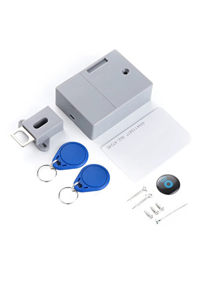 Konk Tools Invisible Cabinet Lock with Rfid Card - Hidden Security Lock Smart...