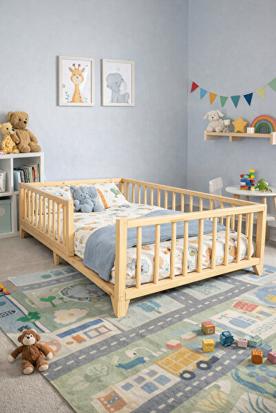 SRKYHOME CONSEPT YUVARLAK ÇITALI BEBEK VE ÇOCUK KARYOLASI