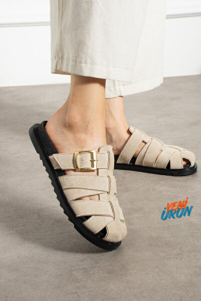 diya shoes Дамски пантофи Gvanta в стил „кажа“, метални аксесоари, мека вътре...