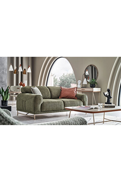 Doğtaş Brita İkili Yataklı Koltuk Yeşil Metal Ayak