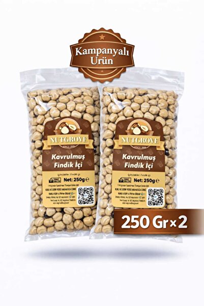 Nutgrove Kavrulmuş Doğal İç Fındık(250*2) 500 gr