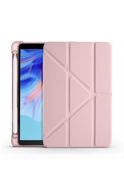 Fuchsia Galaxy Tab A9+ / A9 Plus 11 İnç 2023 Uyumlu Kalem Bölmeli Akıllı Tabl...