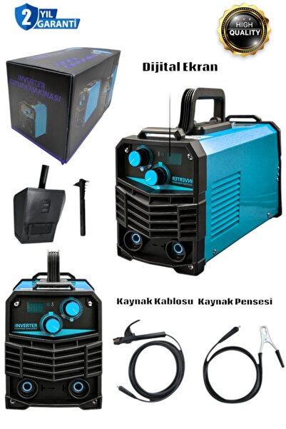 MOONSHOP Pro Alman 200 Amper Çift Kartlı Hava Soğutmalı Invertec Compact Kayn...