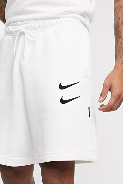 Nike Sportswear Double Swoosh Beyaz Erkek Şort