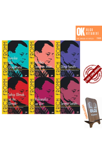 Say Yayınları Erich Fromm /6 Kitap Set - Psikanaliz Ve Din - Sevme Sanatı - T...