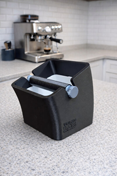 Volen lab Espresso Knock Box Poşet Takılabilir Posa Kutusu, Çıkarılabilir Vur...