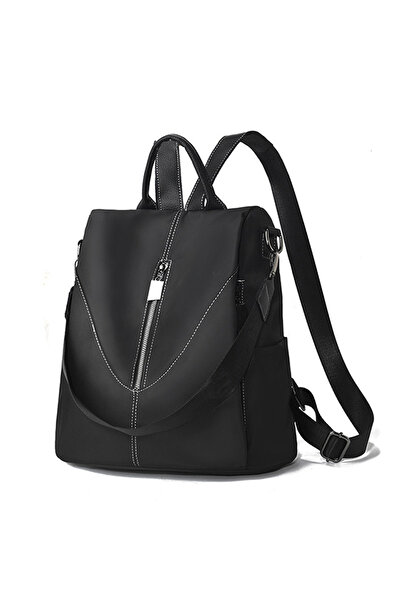 OEM Women's Oxford backpack with fixed handle, adjustable straps, multiple co...