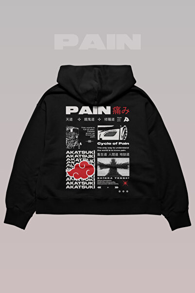 Brutal Dept. هودي ناروتو بين أكاتسوكي أنيمي مصنوع من القطن بنسبة 100%، 3 خيوط...