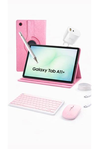 Samsung Galaxy Tab A11 Plus 6gb 128gb 11 İNÇ (KALEM HEDİYE) Kılıf Başlık Klav...