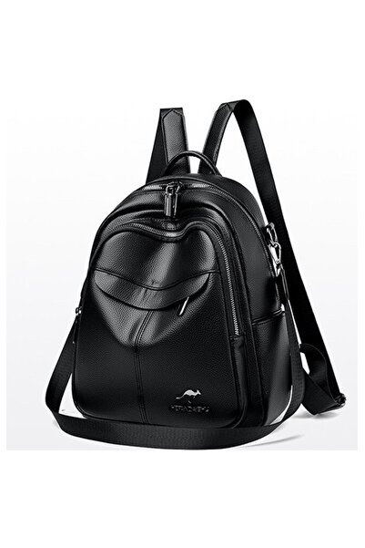 OEM Women's backpack, with fixed handle and adjustable straps, eco-leather, m...