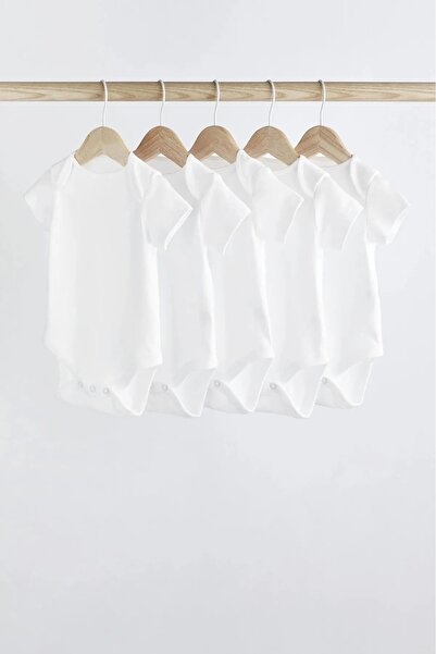 SPARKLY BABY طقم بدلة أطفال بأكمام قصيرة من القطن العضوي بنسبة 100% باللون ال...