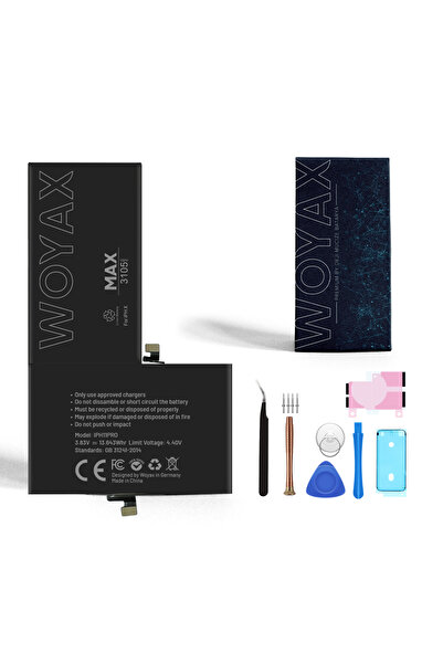 woyax İphone X Uyumlu Premium Batarya 3500mah Yüksek Kapasite