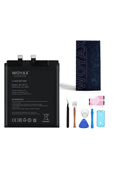 woyax Xiaomi Mi 11t Uyumlu Premium Batarya / Bm59