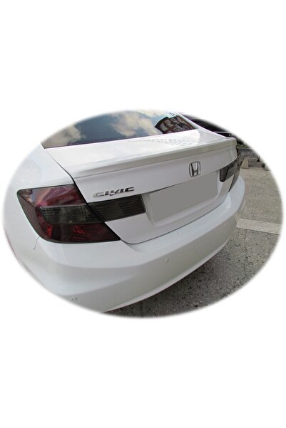 LUXES Honda Civic Fb7 Spoyler & Spoiler 2012-2016 Oem Aksesuar İthal Beyaz Re...