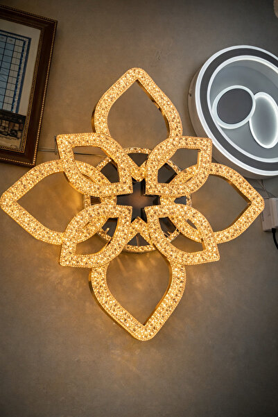 ToptanAvize Yaprak LED'li 8+1 Gold ( Sarı )