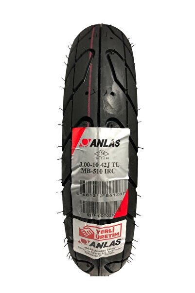 IRC Motosiklet Dış Lastik 3.00-10 42j Mb-510 Tubeless 2025 üretim