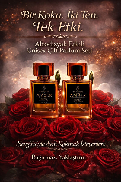 miski amber Sevgilisiyle Aynı Kokmak Isteyenlere Etkili Unisex Parfüm 2 Adet ...