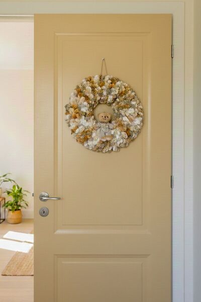 Bonila Handmade Handmade Cloud Door Ornament with Teddy Bear Figure - Baby & ...