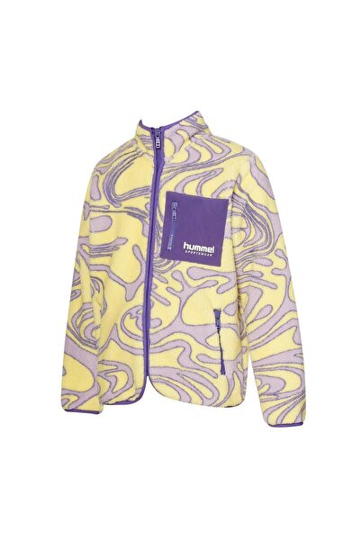 hummel Clem Sarı 922381-5088 Hanorac pentru copii din fleece cu fermoar