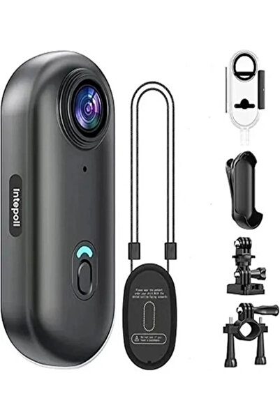 Kanonik Education Mini 4k Wıfı Aksiyon Kamerası Vücut Kamerası Giyilebilir Vi...