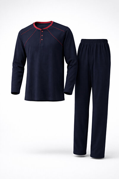 Mutlu City Men's Interlock Comfortable Fit Zero Collar High Quality Cotton Pa...