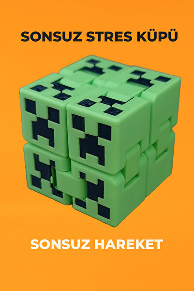 Creva Sonsuz Küp-Stres Küpü-Hareketli Küp Minecrafts-Creeper