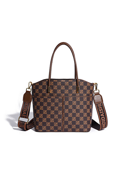 OEM Women's bag with shoulder strap and two fixed handles, many compartments,...