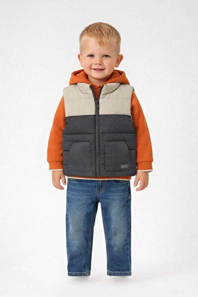 MAYORAL Boy's Vest Double-Sided Colorful