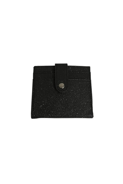 stravis Silvery Black Multi-Card Holder Wallet with Money Compartment