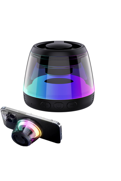 KETYA Boxa Mini Wireless KETYA®, Portabila cu Prindere Magnetica, Sunet Stere...