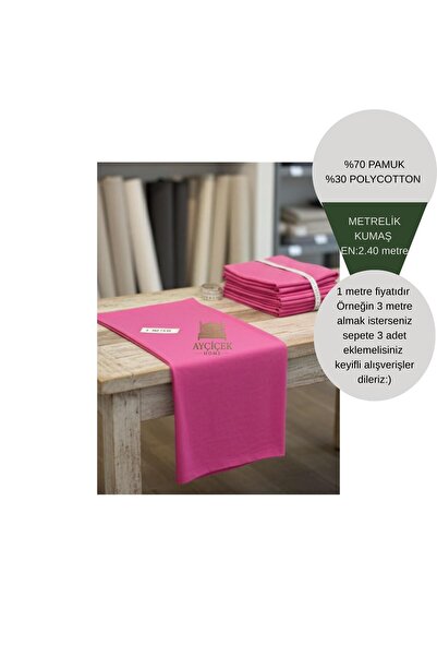 ayçiçek home 1 METRE 57 TEL AKFİL KUMAŞ 2.40 ENİNDE NEVRESİMLİK KUMAŞ METRELİ...